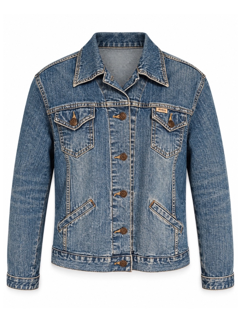 Levi’s Medium Wash Denim Original Trucker Jean Jacket Womens Size M